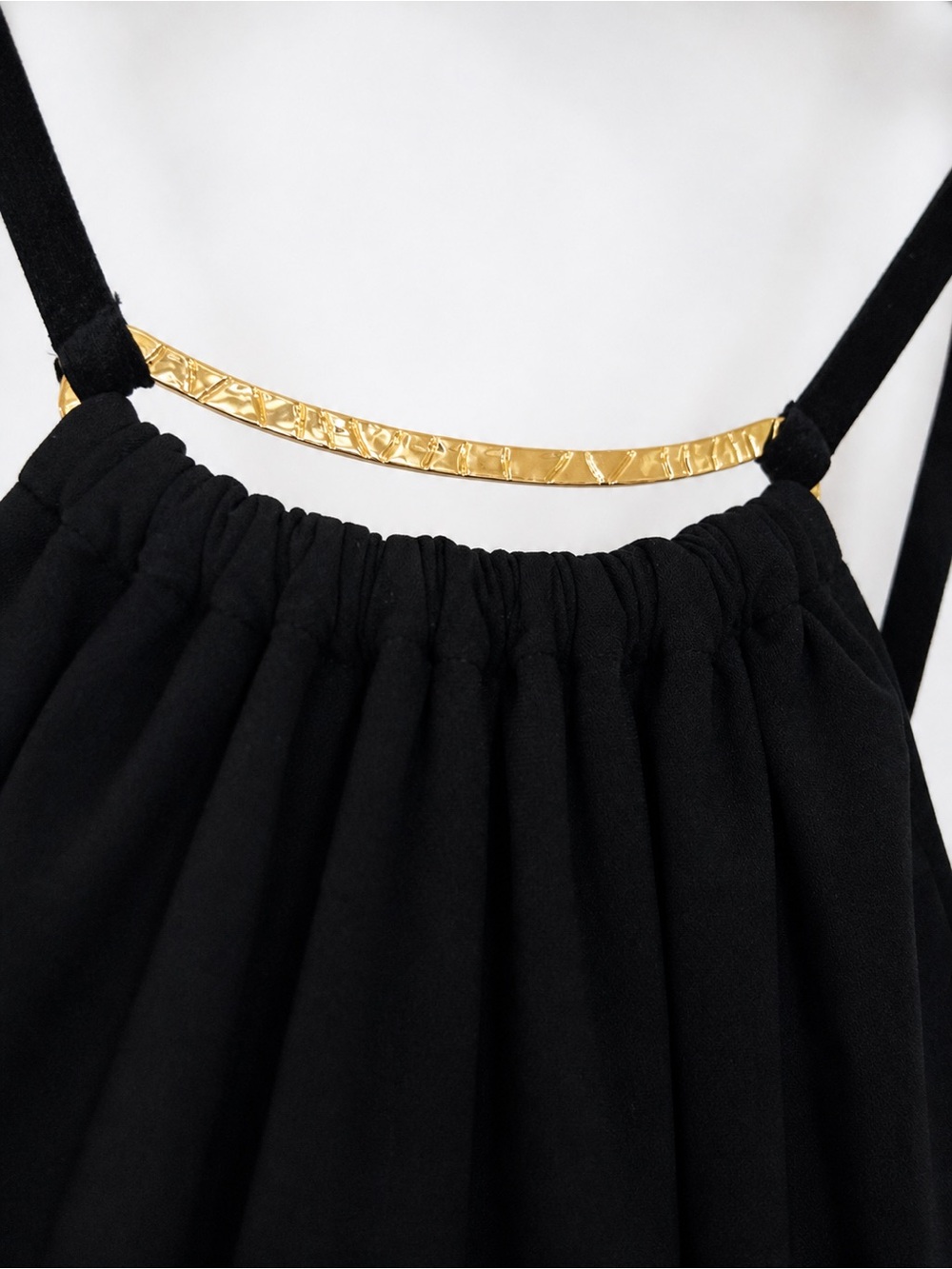 Magicsuit Parker Black Slimming Swim dress Gold Hardware One Piece NWT 10 - Picture 10 of 11